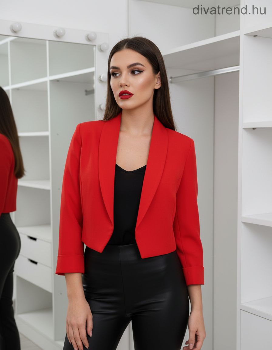 piros blézer