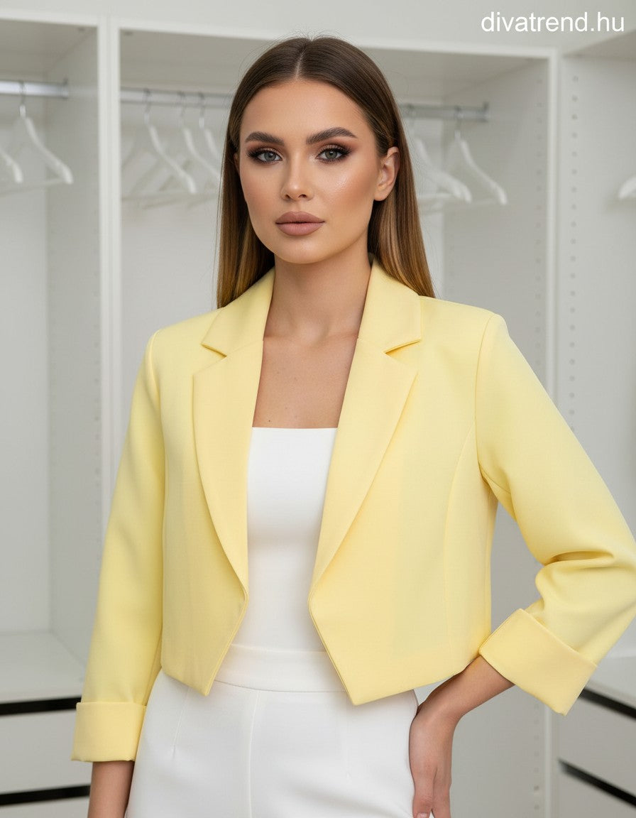 sárga világos blézer