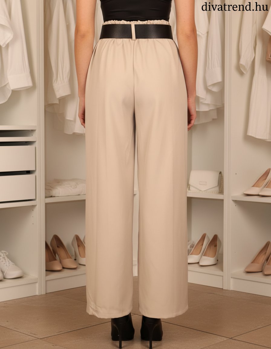 bő szárú nadrág hátulról