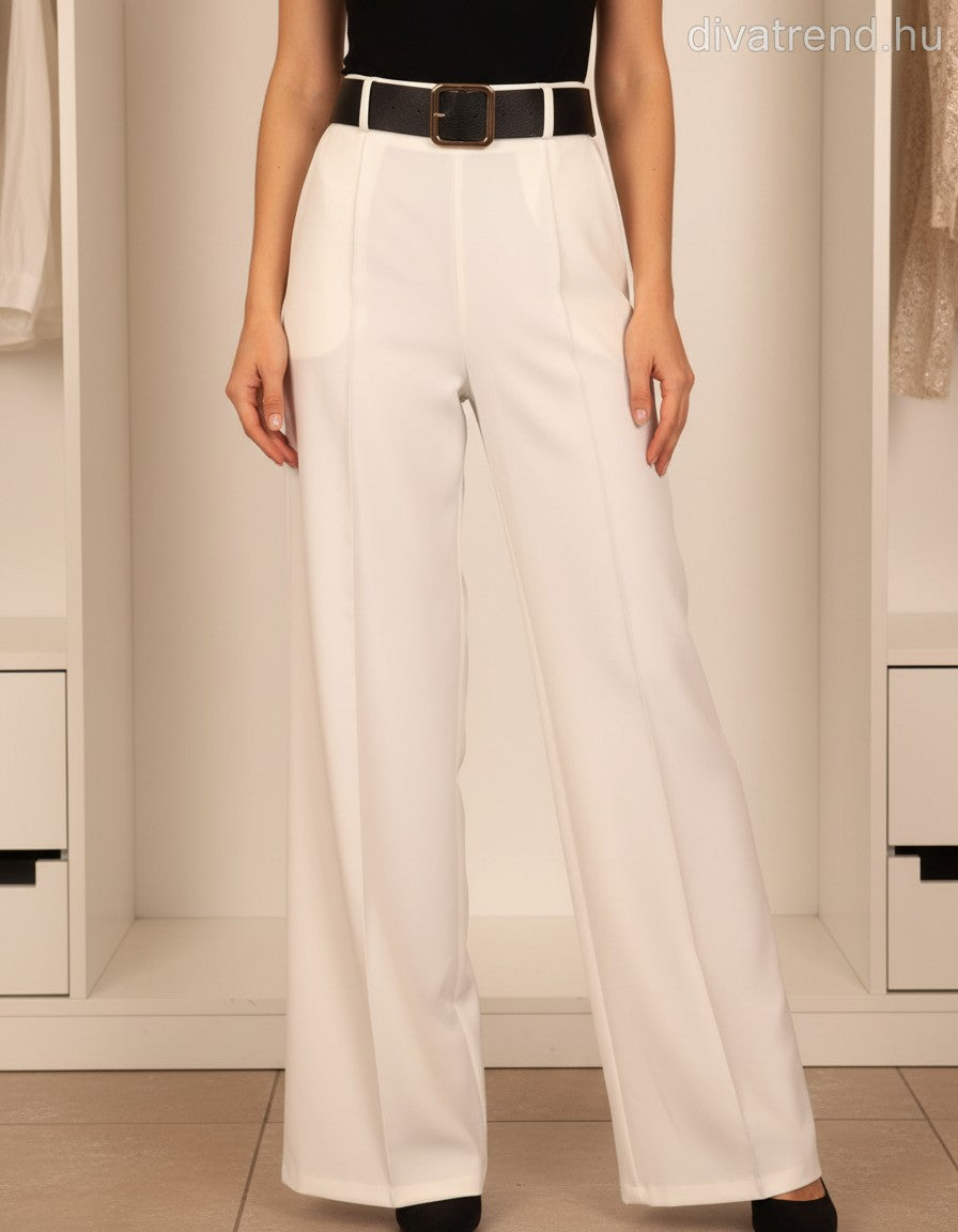 fehér bő szárú nadrág
