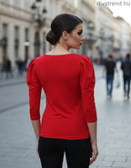 Kikiriki női felső puffos vállú hátulról