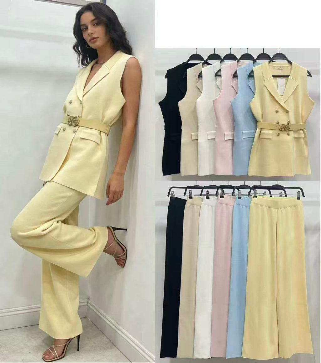 elegáns kötött szett színvariánsok