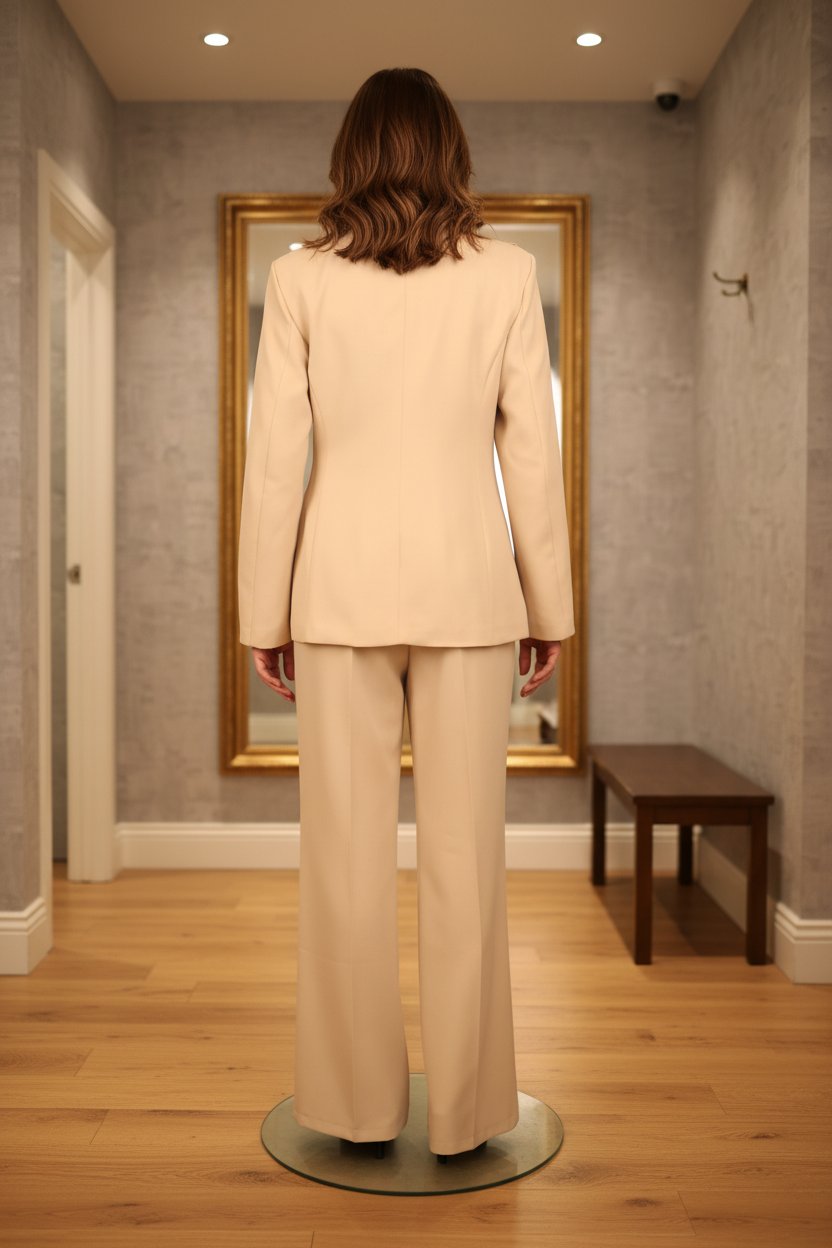 elegáns női szett hátulról