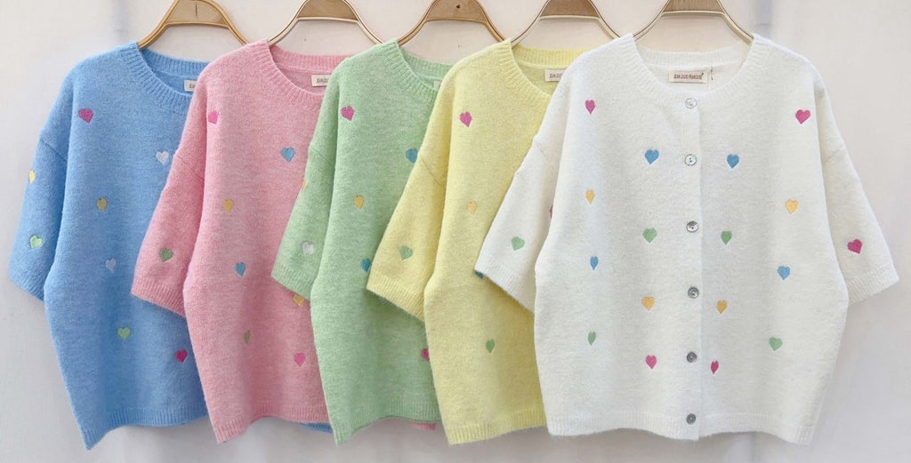 női kardigán 3/4 ujjú, mintás színvariánsok