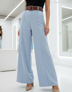 kék világos bő szárú viszkóz szövetnadrág