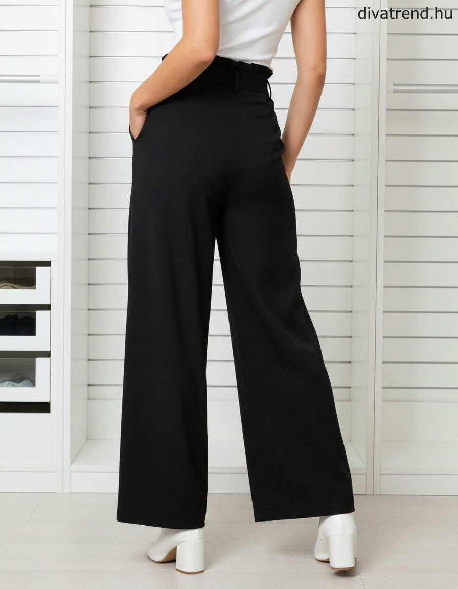 bő szárú nadrág hátulról