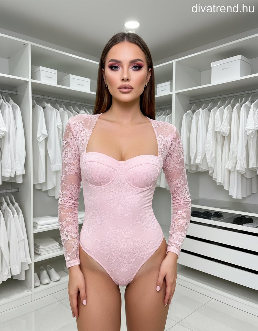 pinklight csipke body