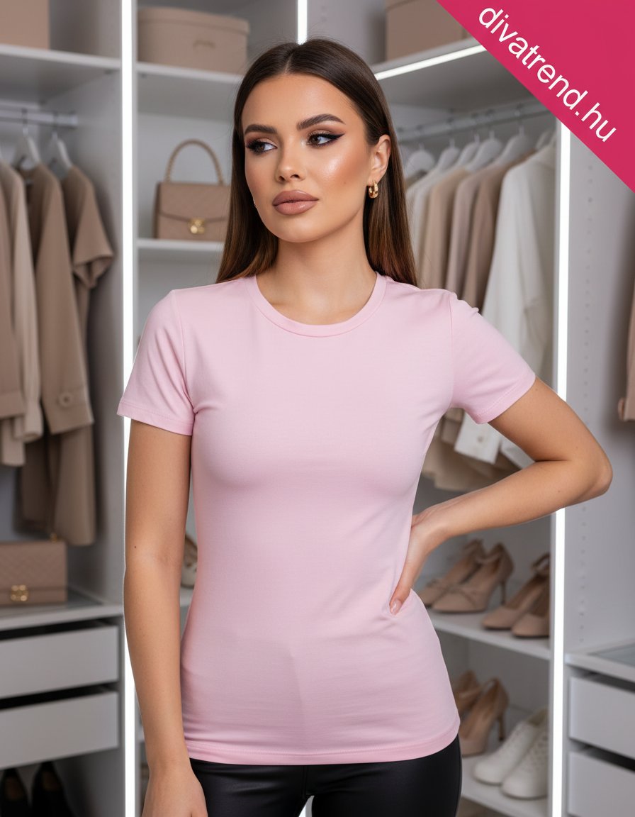 pinklight női pamut póló