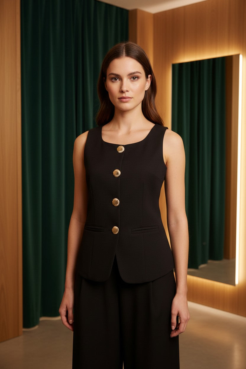 fekete elegáns női szett