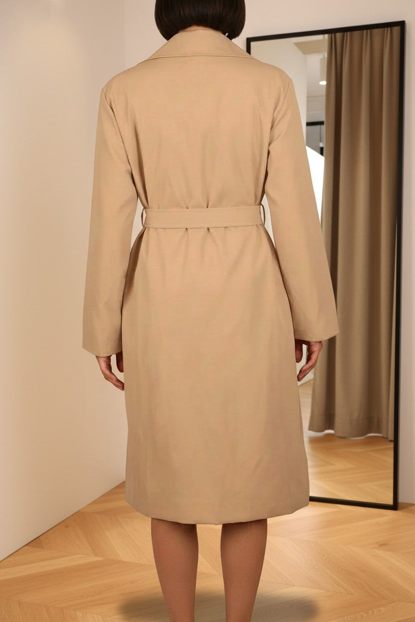 női ballonkabát hátulról