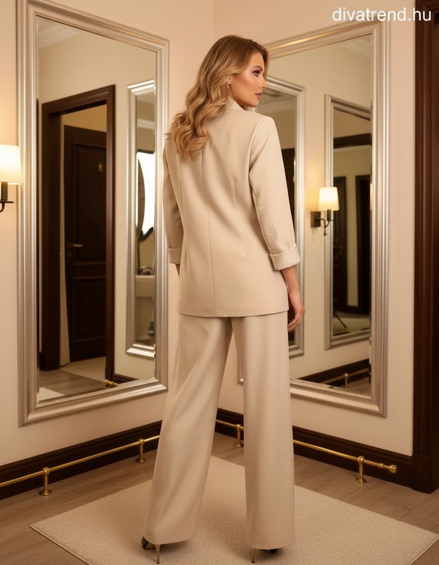 elegáns női szett hátulról