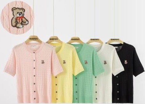 női rövid ujjú kardigán Teddy Bear színvariánsok