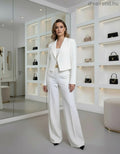 fehér elegáns női szett