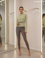 szürke sportos női szett