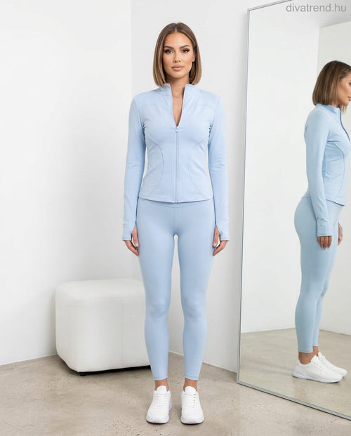 kék sportos női szett