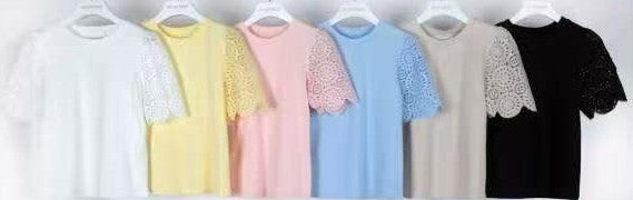 női pamut póló, madeira ujjal színvariánsok