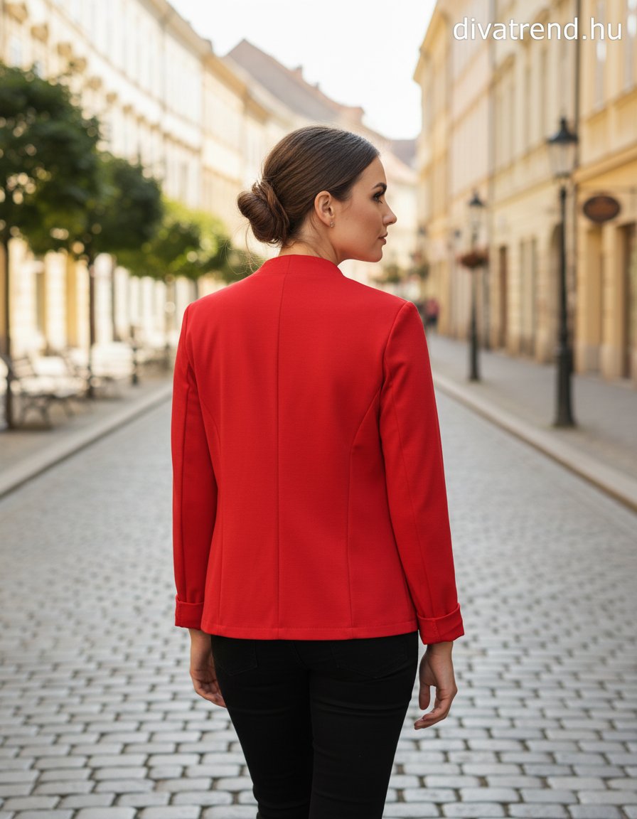 blézer pamut hátulról