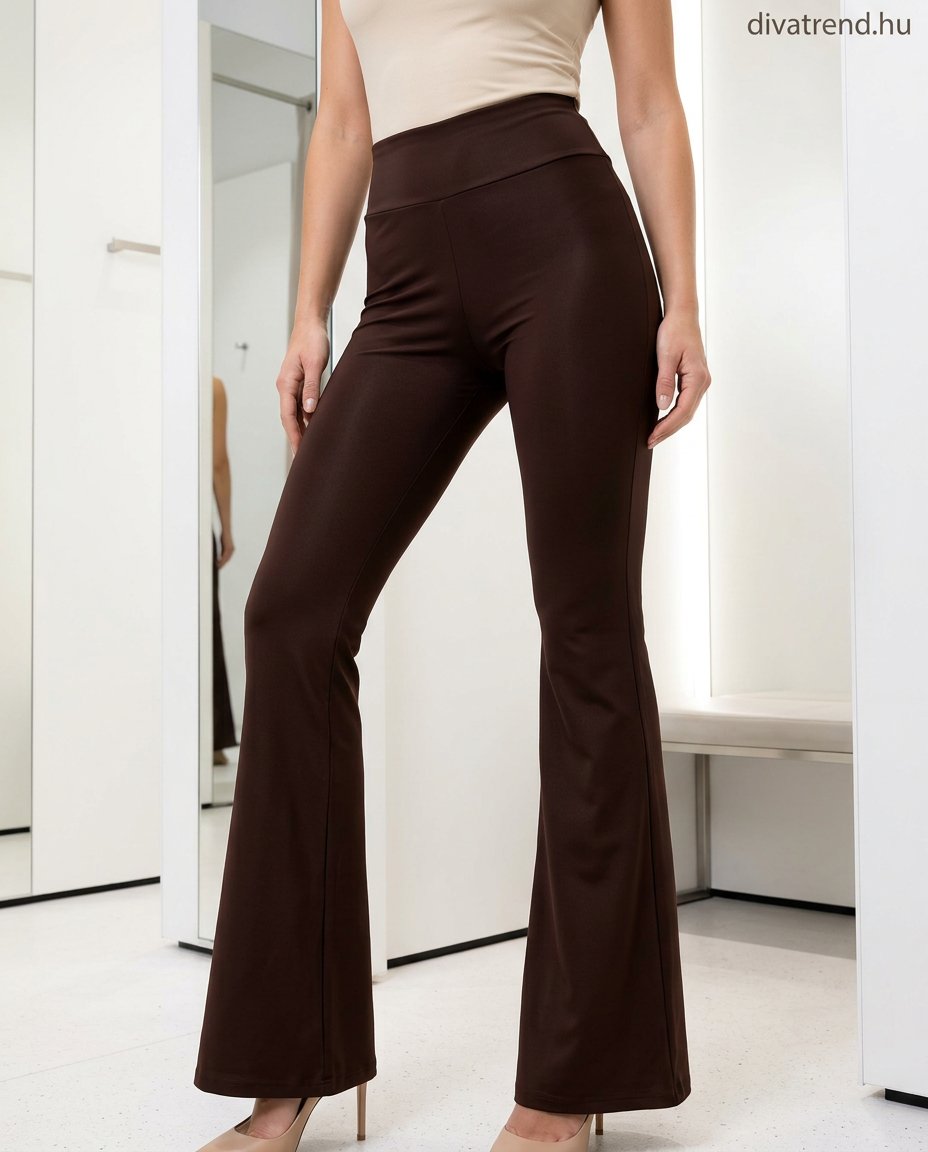 barna bő szárú leggings