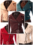 velúr kabát övvel