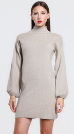 Zstudio női ruha hosszú ujjú magas nyakú térd