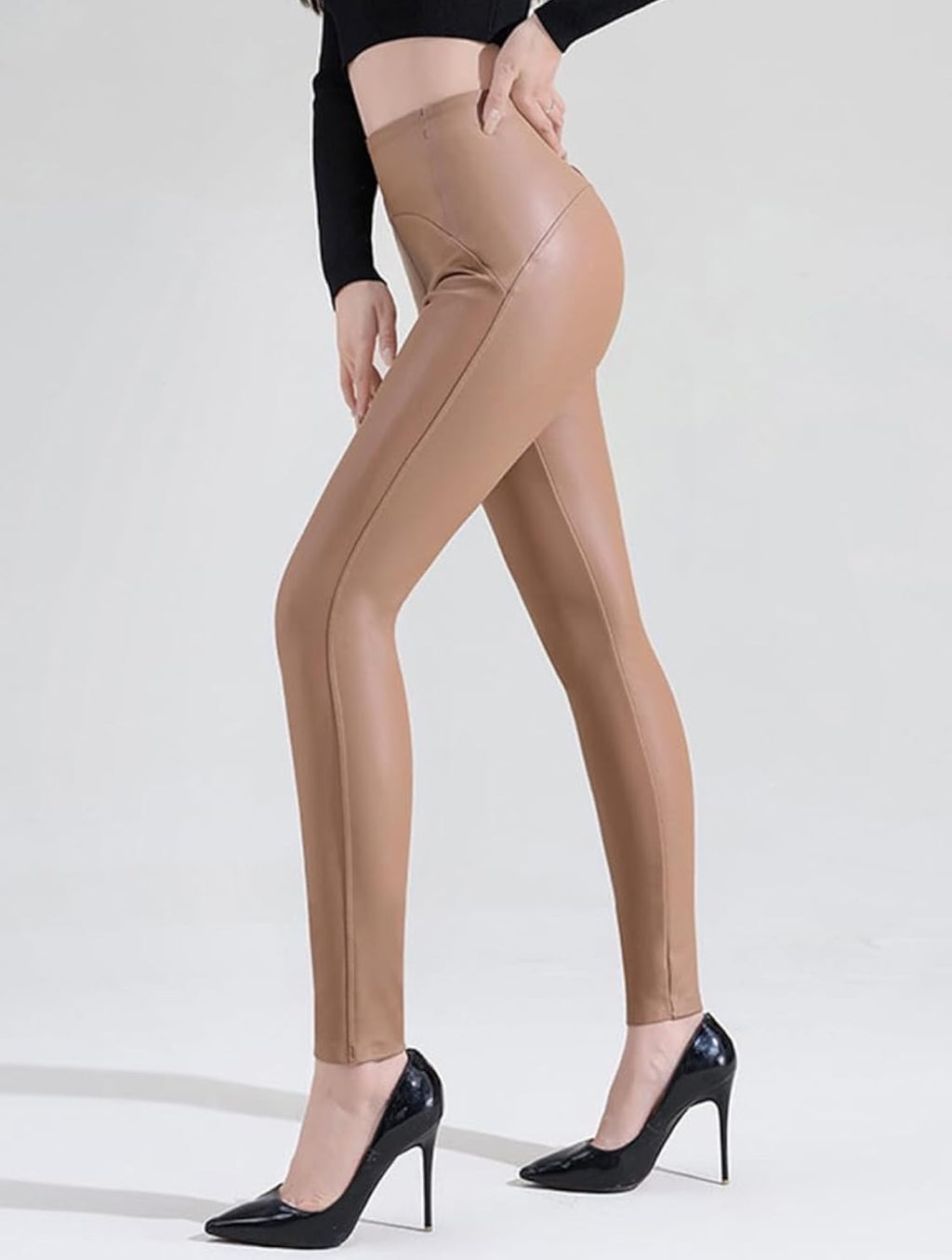 Lissimo műbőr leggings oldalról
