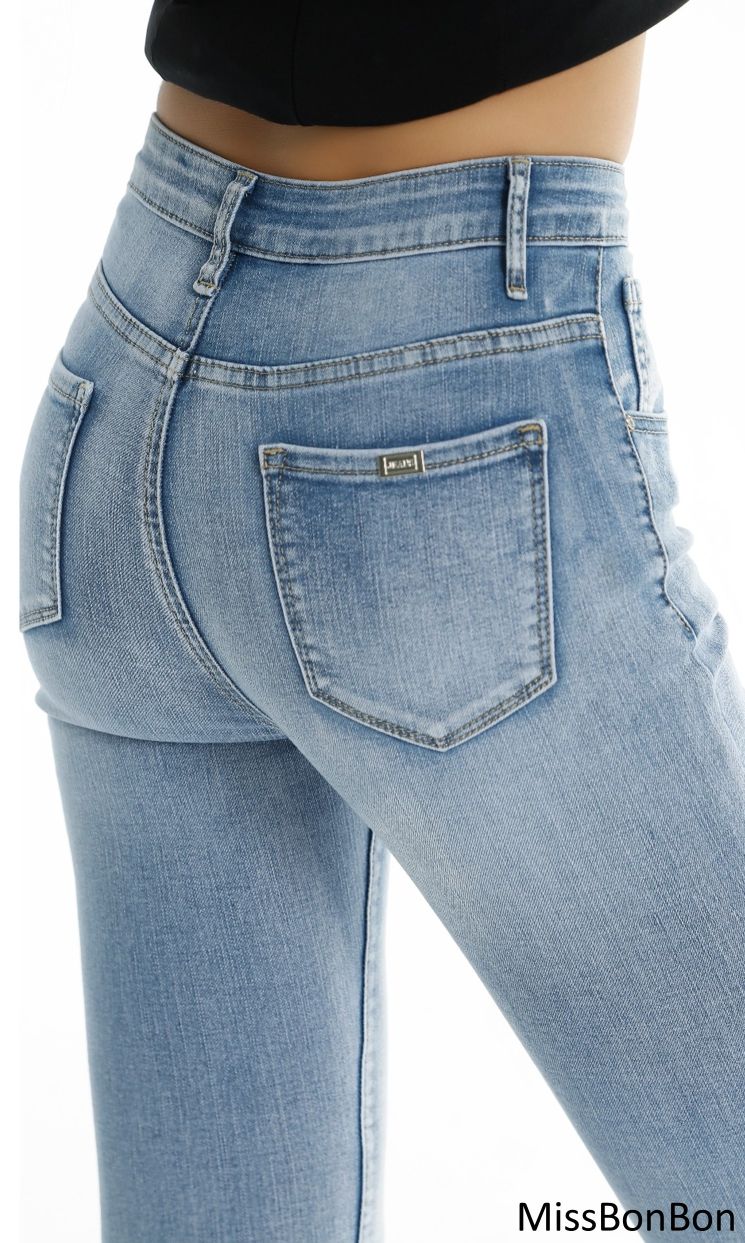 MissBonBon női farmer nadrág hosszú alakhangsúlyozó skinny