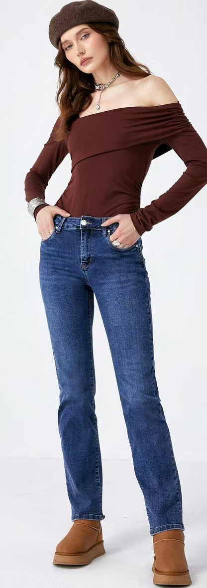 Adoro női farmer nadrág hosszú