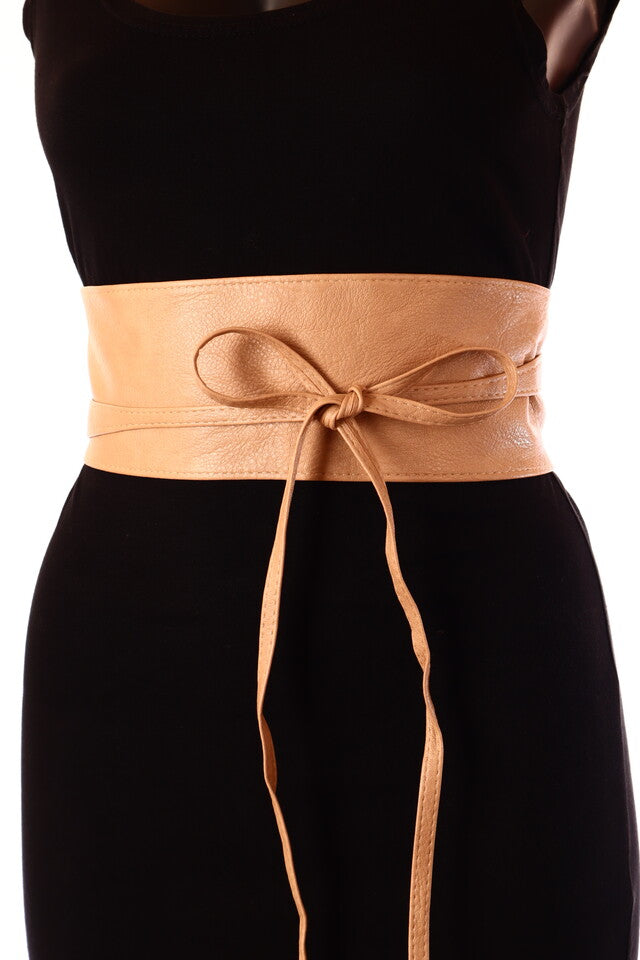 barna világos Lata női műbőr öv