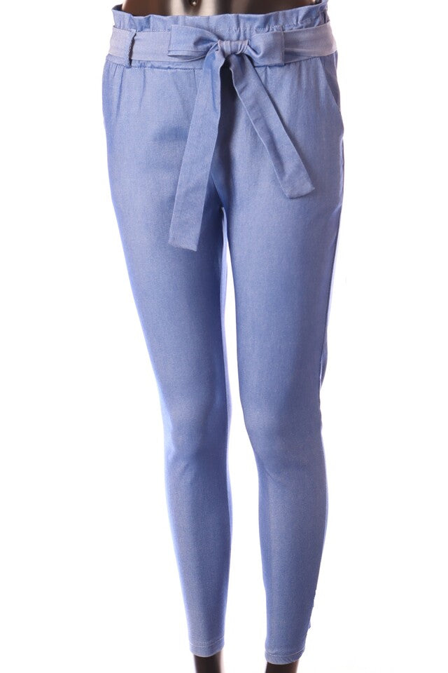 kékfarmer női nadrág