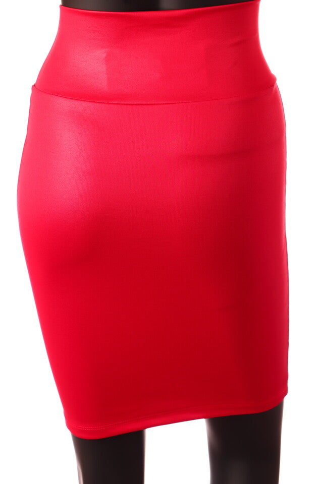 Kikiriki szűk térd szoknya hátulról